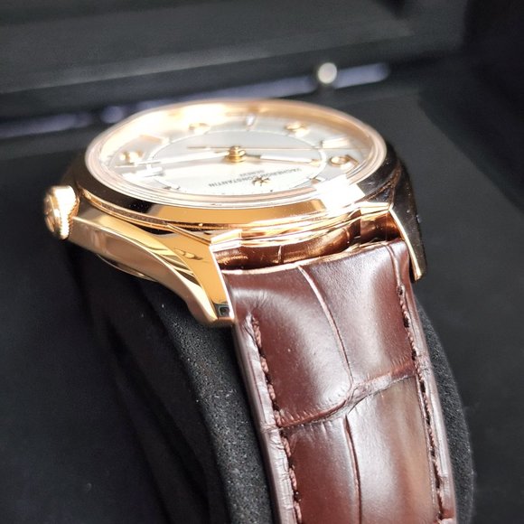 2022 NEW VACHERON CONSTANTIN FIFTYSIX 40MM SILVER DIAL 4600E ROSE GOLD FULL SET - Picture 8 of 15